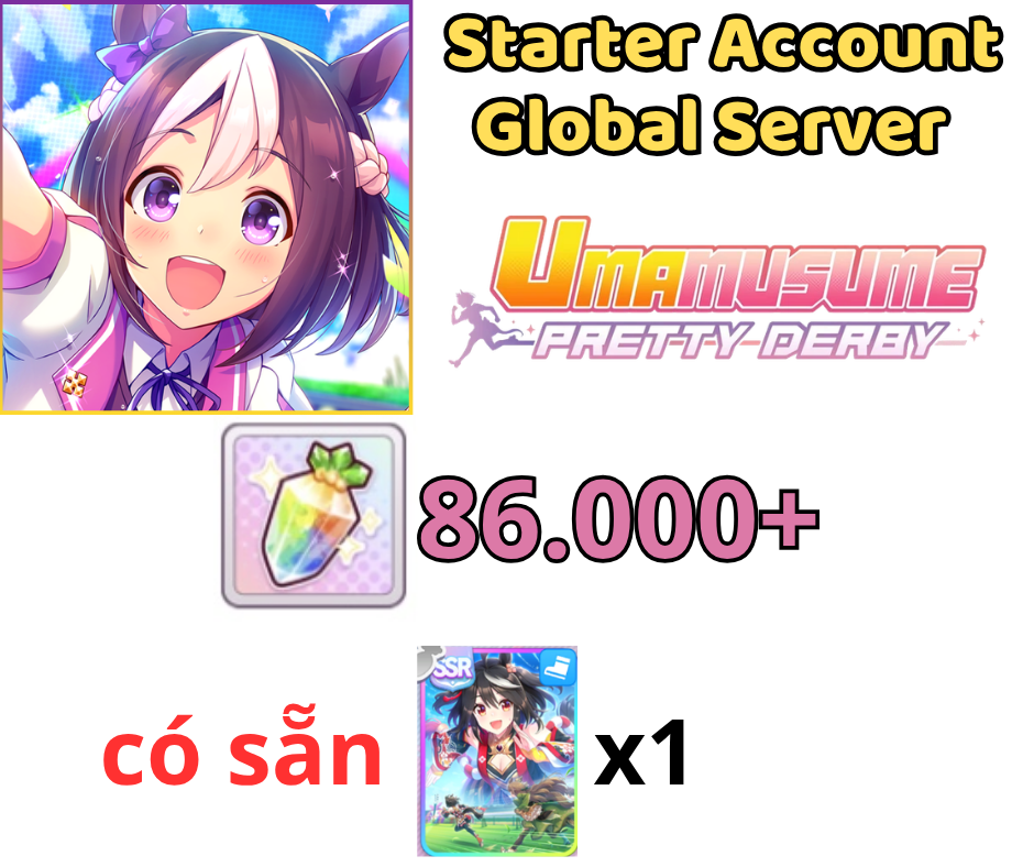 [GLOBAL] 86000+ Carats Uma Musume Pretty Derby | Kitasan Black X1